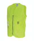 DNC Workwear Work Wear Yellow / XL DNC WORKWEAR Daytime Side Panel Safety Vest 3806
