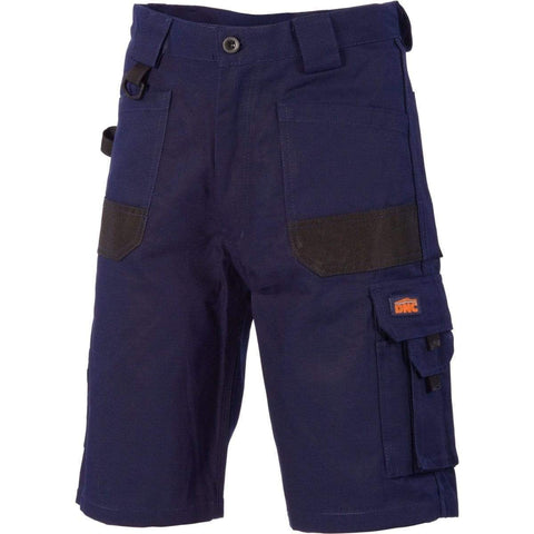 DNC Workwear Work Wear Navy / 87R DNC WORKWEAR Duratex Cotton Duck Weave Cargo Shorts 3334