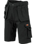 DNC Workwear Work Wear DNC WORKWEAR Duratex Cotton Duck Weave Tradies Cargo Shorts - With Twin Holster Tool Pocket 3336
