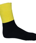 DNC Workwear Work Wear Yellow/Navy / 2-5 DNC WORKWEAR Extra Thick Hi-Vis 2 Tone Bamboo Socks S109