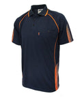 DNC Workwear Work Wear Navy/Orange / XS DNC WORKWEAR Galaxy Sublimated Polo 5218
