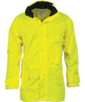 DNC Workwear Work Wear Yellow / 6XL DNC WORKWEAR Hi-Vis Breathable Rain Jacket 3873