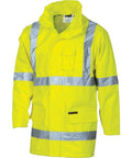 DNC Workwear Work Wear Yellow / XS DNC WORKWEAR Hi-Vis Cross-Back D/N 2-in-1 Rain Jacket 3995