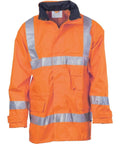 DNC Workwear Work Wear Orange / S DNC WORKWEAR Hi-Vis D/N Breathable Rain Jacket with 3M Reflective Tape 3871