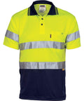 DNC Workwear Work Wear DNC WORKWEAR Hi-Vis D/N Cool Breathe Polo Shirt With 3M 8906 R/Tape - Short Sleeve 3911