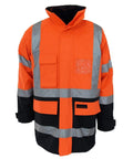 DNC Workwear Work Wear DNC WORKWEAR Hi-Vis "H" pattern 2T Bio-Motion tape 6-in-1 Jacket 3964