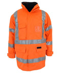 DNC Workwear Work Wear DNC WORKWEAR Hi-Vis “H” Pattern Bio-Motion Tape 6-in-1 Jacket 3963