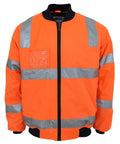 DNC Workwear Work Wear Orange / XS DNC WORKWEAR Hi-Vis Hoop pattern Flying jacket Bio-Motion Tape 3769