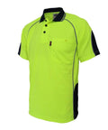 DNC Workwear Work Wear Yellow/Navy / XS DNC WORKWEAR Hi-Vis Semicircle-Piping Polo 3569