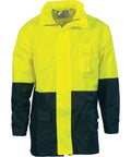 DNC Workwear Work Wear Yellow/Navy / S DNC WORKWEAR Hi-Vis Two-Tone Lightweight Rain Jacket 3877