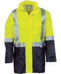 DNC Workwear Work Wear DNC WORKWEAR Hi-Vis Two-Tone Lightweight Rain Jacket with 3M R/Tape 3879