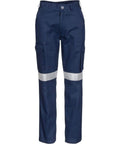 DNC Workwear Work Wear DNC WORKWEAR Ladies Cotton Drill Cargo Pants with 3M Reflective Tape 3323