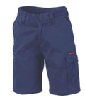 DNC Workwear Work Wear Navy / 8 DNC WORKWEAR Ladies Digga Cool Breeze Cargo Shorts 3355
