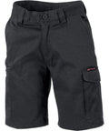 DNC Workwear Work Wear Black / 8 DNC WORKWEAR Ladies Digga Cool Breeze Cargo Shorts 3355