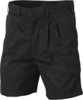 DNC Workwear Work Wear Black / 72R DNC WORKWEAR Pleat Front Permanent Press Shorts 4501