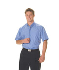 DNC Workwear Work Wear Chambray / S DNC WORKWEAR Polyester Cotton Chambray Short Sleeve Business Shirt 4121
