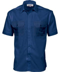 DNC Workwear Work Wear Navy / XS DNC WORKWEAR Polyester Cotton Short Sleeve Work Shirt 3211