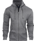Adult Zip Hoodie 1528 Casual Wear Aussie Pacific XS Charcoal 