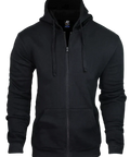 Adult Zip Hoodie 1528 Casual Wear Aussie Pacific XS Black 
