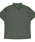Aussie Pacific Morris Men's Polo Shirt 1317  Aussie Pacific ARMY GREEN/WHITE S 