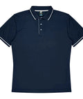Aussie Pacific Cottesloe Men's Polo Shirt 1319  Aussie Pacific NAVY/WHITE S 