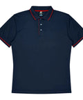 Aussie Pacific Cottesloe Men's Polo Shirt 1319  Aussie Pacific NAVY/RED S 