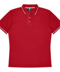 Aussie Pacific Cottesloe Men's Polo Shirt 1319  Aussie Pacific RED/WHITE S 