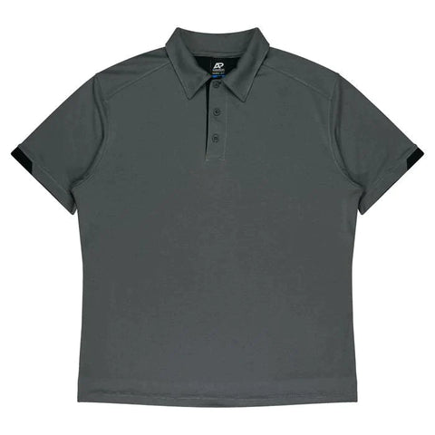 Aussie Pacific Morris Men's Polo Shirt 1317  Aussie Pacific SLATE/BLACK S 