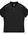Aussie Pacific Currumbin Men's Polo Shirt 1320  Aussie Pacific BLACK/WHITE S 