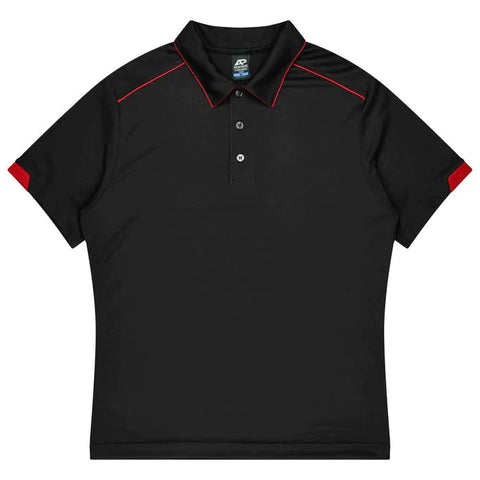 Aussie Pacific Currumbin Men's Polo Shirt 1320  Aussie Pacific BLACK/RED S 