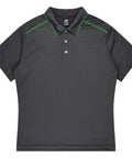 Aussie Pacific Currumbin Men's Polo Shirt 1320  Aussie Pacific SLATE/BLACK S 