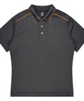 Aussie Pacific Currumbin Men's Polo Shirt 1320  Aussie Pacific SLATE/HI VIZ GREEN S 