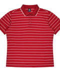 Aussie Pacific Vaucluse Men's Polo Shirt 1324  Aussie Pacific RED/WHITE S 