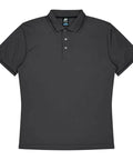 Aussie Pacific Cottesloe Kids Polo Shirt 3319  Aussie Pacific SLATE/BLACK 4 