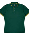 Aussie Pacific Cottesloe Kids Polo Shirt 3319  Aussie Pacific BOTTLE/GOLD 4 