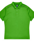 Aussie Pacific Currumbin Kids Polo Shirt 3320  Aussie Pacific KAWA GREEN/BLACK 4 