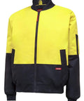 Hard Yakka Hi Vis Two Tone Jacket Y06670 Work Wear Hard Yakka Yellow/Navy (YNA) S 