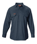 Hard Yakka Long Sleeve Cotton Drill Shirt Y07530 Work Wear Hard Yakka Green (GRN) S 