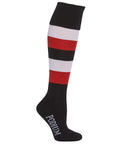 Jb's Wear Active Wear Black/White/Red / 6-10 JB'S Sports Socks 7PSS