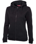 Jb's Wear Casual Wear 8 / Black Jb's Ladies full zip fleecy hoodie 3HJ1