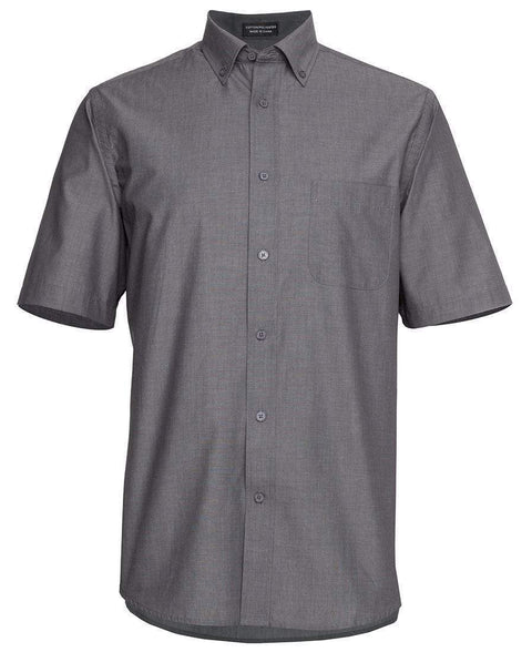 Jb's Wear Corporate Wear Charcoal Chambray / S JB'S Short Sleeve Fine Chambray Shirt 4FCSS