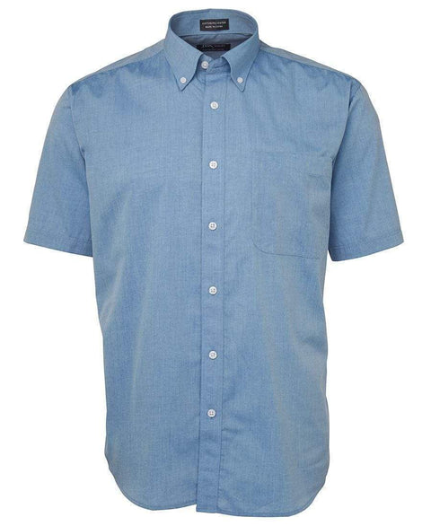 Jb's Wear Corporate Wear Lt Blue Chambray / S JB'S Short Sleeve Fine Chambray Shirt 4FCSS