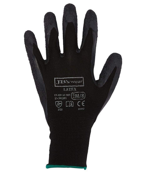 Jb's Wear PPE Black / S JB'S Black Latex Glove (12 pack) 8R003