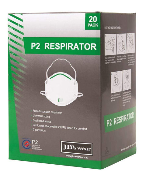 P2 Respirator (20pc) 8C100.
