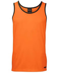 Jb's Wear Work Wear Orange/Navy / XS JB'S Hi-Vis Contrast Singlet 6HCS4
