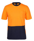Jb's Wear Work Wear Orange/Navy / XS JB'S Hi-Vis Cotton T-Shirt 6HVTC