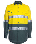 Jb's Wear Work Wear Yellow/Green / XS JB'S Hi-Vis Long Sleeve Shirt 6HLS