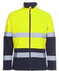 Jb's Wear Work Wear Lime/Navy / XS JB'S Hi-Vis Water Resistant Softshell Jacket 6DWJ