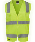 Jb's Wear Work Wear JB'S Hi-Vis Zip Safety Vest 6DNSZ