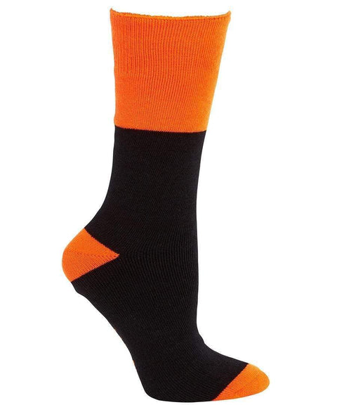 Jb's Wear Work Wear Black/Orange / Regular JB'S Work Socks (3 Pack) 6WWS
